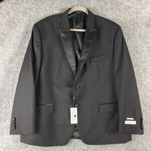 Collection by Michael Strahan Tuxedo Jacket Men 48S Black Wool Blend Formal NEW
